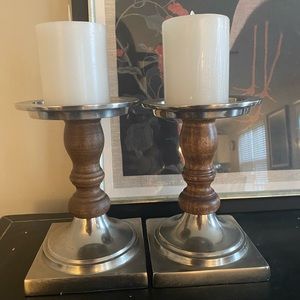 Pottery Barn Candle Holders